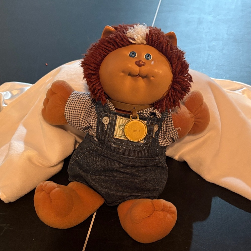 Cabbage Patch Koosa with Denim Overalls- Matty